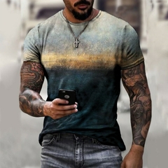 Camiseta masculina casual de manga curta - comprar online
