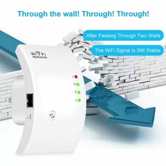 Wi-fi Sem Fio Repetidor 300mbps Amplificador Extensor Longo Alcance De Sinal