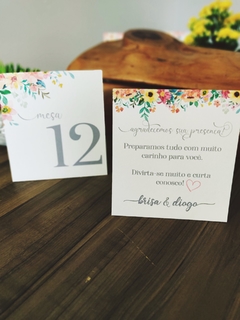 Marcador de mesa - Papel Concetto - comprar online