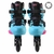 Patins Roller Revolt Azul Inline Traxart na internet
