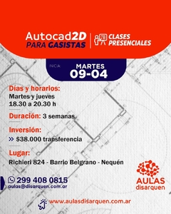 AUTOCAD 2D GASISTAS - comprar online