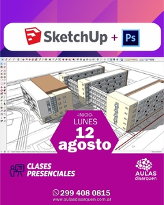 SKETCHUP + PHOTOSHOP- Presencial Neuquen