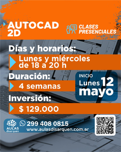 AUTOCAD 2D PRESENCIAL NEUQUÉN en internet