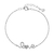 Pulseira Love Prata 925 Com Banho Ródio - comprar online