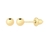 Brinco Infantil Bola Ouro 18k 4mm - comprar online