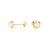 Brinco Infantil Rococó Perola Ouro 18k 6mm - comprar online
