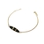 Pulseira Infantil Plaquinha Oval Ouro 18k 14cm - comprar online