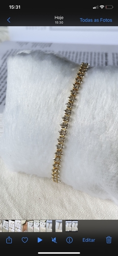 Pulseira cravejada na internet