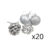 SET x20 BOLAS NAVIDEÑAS MIXTAS - comprar online