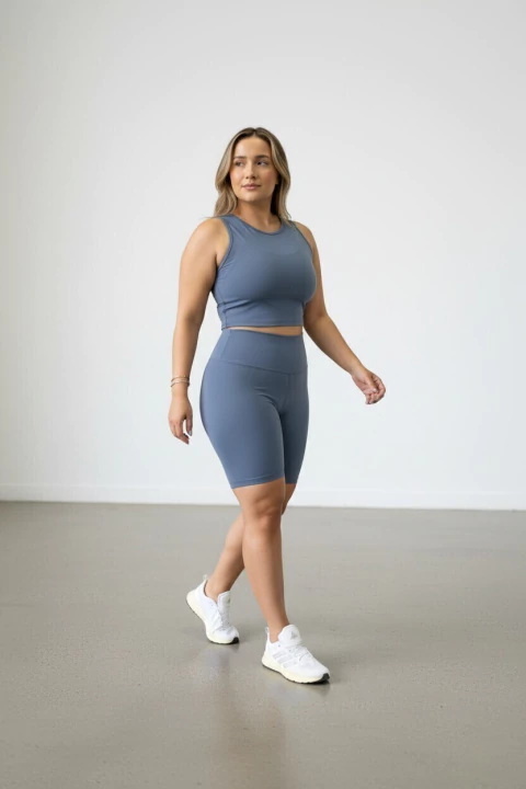 Conjunto Livia Short Azul Jeans