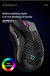Mouser sem fio Bm600, leve, oco, colorido, luminoso, RGB na internet