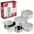 KIT 5 TIGELAS INOX COM TAMPA - comprar online