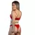 Conjunto feminino top e calcinha fio dental - MIXLOJA