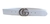 CINTO BRANCO GUCCI COURO LEGÍTIMO 6cm FIVELA PRATA