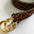CINTO ONÇA GUCCI COURO LEGÍTIMO 6cm FIVELA DOURADA - comprar online