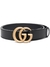 CINTO GUCCI COURO LEGÍTIMO 4cm FIVELA DOURADA
