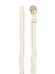 CINTO BRANCO GUCCI COURO LEGÍTIMO 2cm FIVELA DOURADA