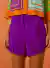 Shorts Isy Roxo Jardim - Isy
