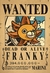 Cartaz de Procurado dos Piratas - One Piece na internet