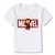 Marvel Fashion Hero Cartoon Iron Man Print Kids T-Shirt Kawaii Summer Loose Shor - comprar online