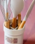KIT PORTA CONDIMENTOS MATTE BRANCO C/ TAMPA DE BAMBU na internet