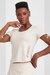 Blusa com silk lateral