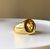 anel de dedinho dourado