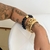 bracele trançado dourado na internet