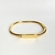 bracelete ponto de luz dourado