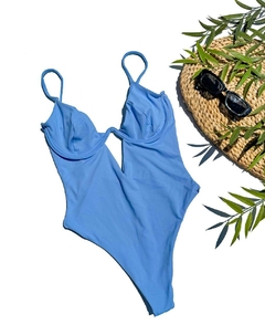 Maiô Tulum Azul Candy