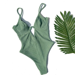 Maiô Tulum Verde Carmel - Loja de Roupas, Beachwear, Resortwear, Fitness e Bolsas | Mali Bali Conceptwear