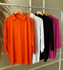 Chemise Viscolinho Laranja