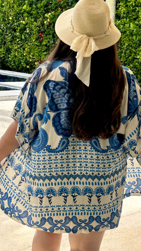 KIMONO BORBOLETA | 100% Viscose | Único e Exclusivo