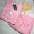 Conjunto de Moletom Flanelado Cor Rosa