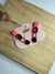 Par de Presilhas Pink com Pedrarias