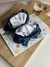 Laço Keyla Azul com Branco - comprar online