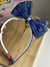 Tiara Azul com Laço e Pérolas - comprar online
