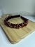 Tiara Marsala Bordada de 1,5cm
