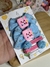 Kit Escolar de Laços e Presilhas | Azul e Rosa - comprar online