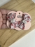 Par de Laços Corações com Bordado de Pérolas na Presilha Baby