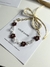 Pulseira de Flores Marsalas
