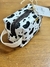 Necessaire Box Vaquinha & Forro Poá Marrom - Ateliê Naomi