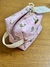 Necessaire Box Rosa Docinhos & Forro Xadrez Rosa - Ateliê Naomi