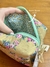 Necessaire Box Floral Marrom & Forro Floral Azul na internet