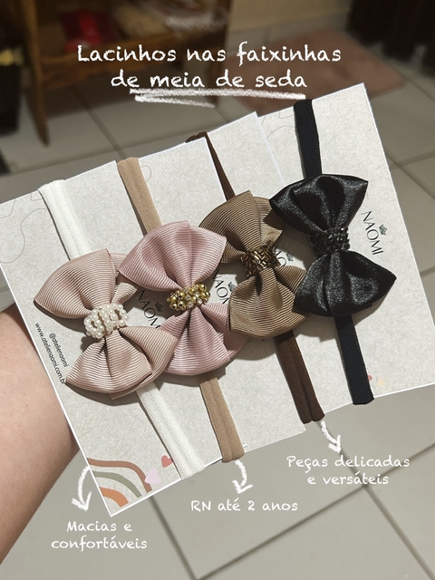 Faixinha de Bebê com Laço e Aplicações - comprar online