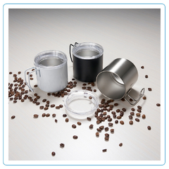 Caneca Inox Parede Dupla 350 ml