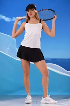 Short pollera con falda plisada en internet