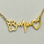 Colar Amor Pet Banhado a Ouro (SEMIJOIA)