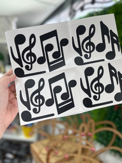 Adesivos musicais - 8 unidades - comprar online