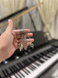 Chaveiro Clave de Sol em Metal - 10 unidades - loja online
